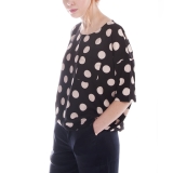 Libertine-Libertine Zenith Top Women's Clothing T63w1174 (Black / Bellini Dots)